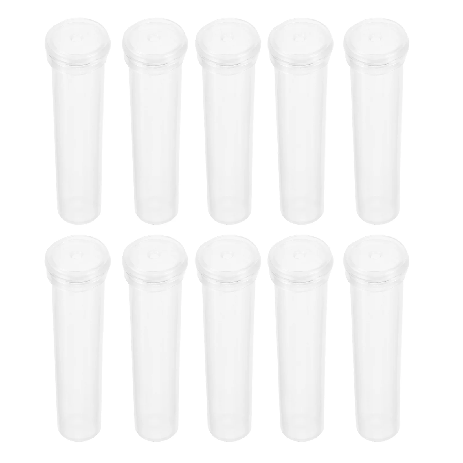 200 Pcs Water Bottle Flower Container Nutrition Tube with Cover Florist Supplies