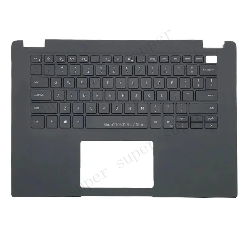 NEW US Keyboard for Dell Latitude 3410 E3410 Laptop Palmrest Upper Cover Top Case with Backlit keyboard Replacement 00MC2P 6THXK