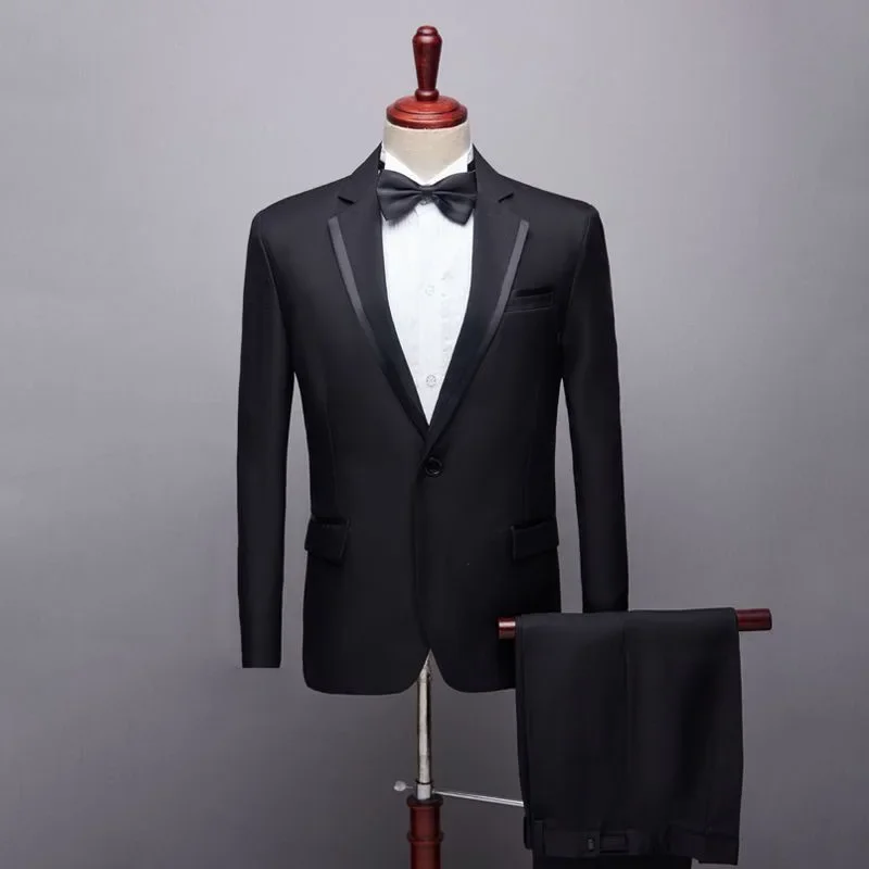 CO382Dress suit suit art test western singer groomsman stage performance