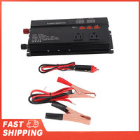 900W DC 12/24V to AC Car Power Inverter Converter USB Adapter with LCD Display