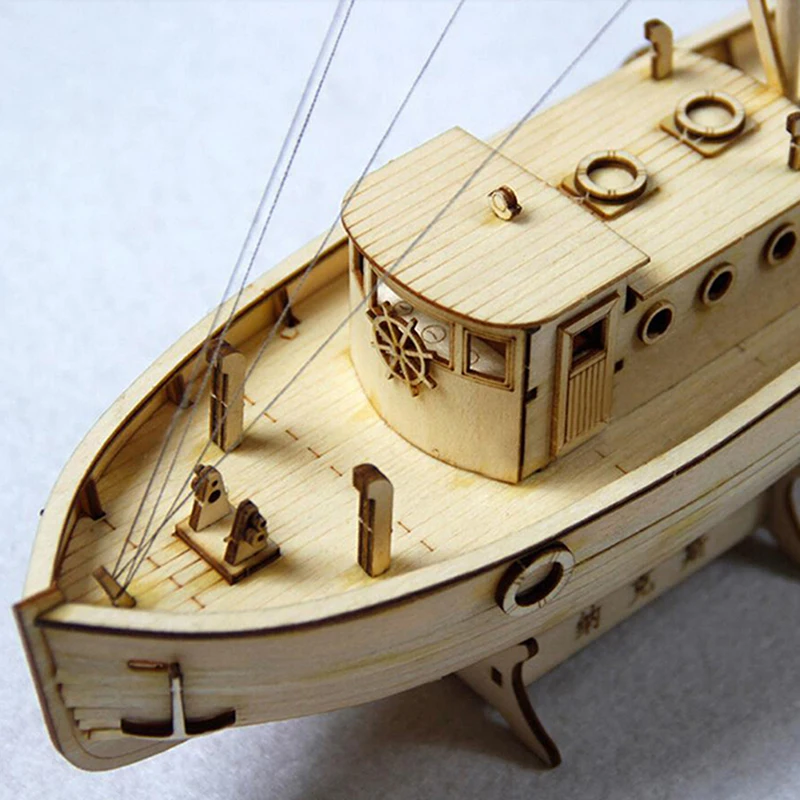 Hot sale 1/30 Ship Assembly Wooden Sailboat DIY Kit Puzzle Toy Sailing Model Gift for Children