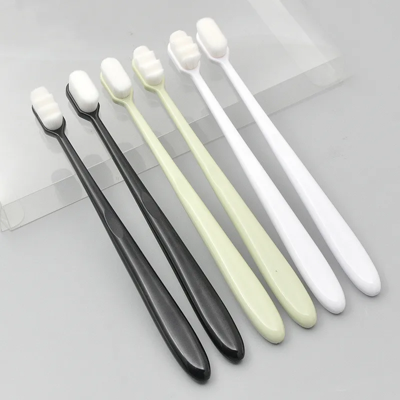 1PC Ultra-fine Soft Toothbrush Million Nano Bristle Adult Tooth Brush Teeth Deep Cleaning Portable Travel Dental Oral Care Brush