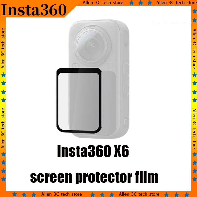 For Insta360 X6 Original Screen Protector Original Transparent Scratch Resistant Protective Film Sports Camera Accessories
