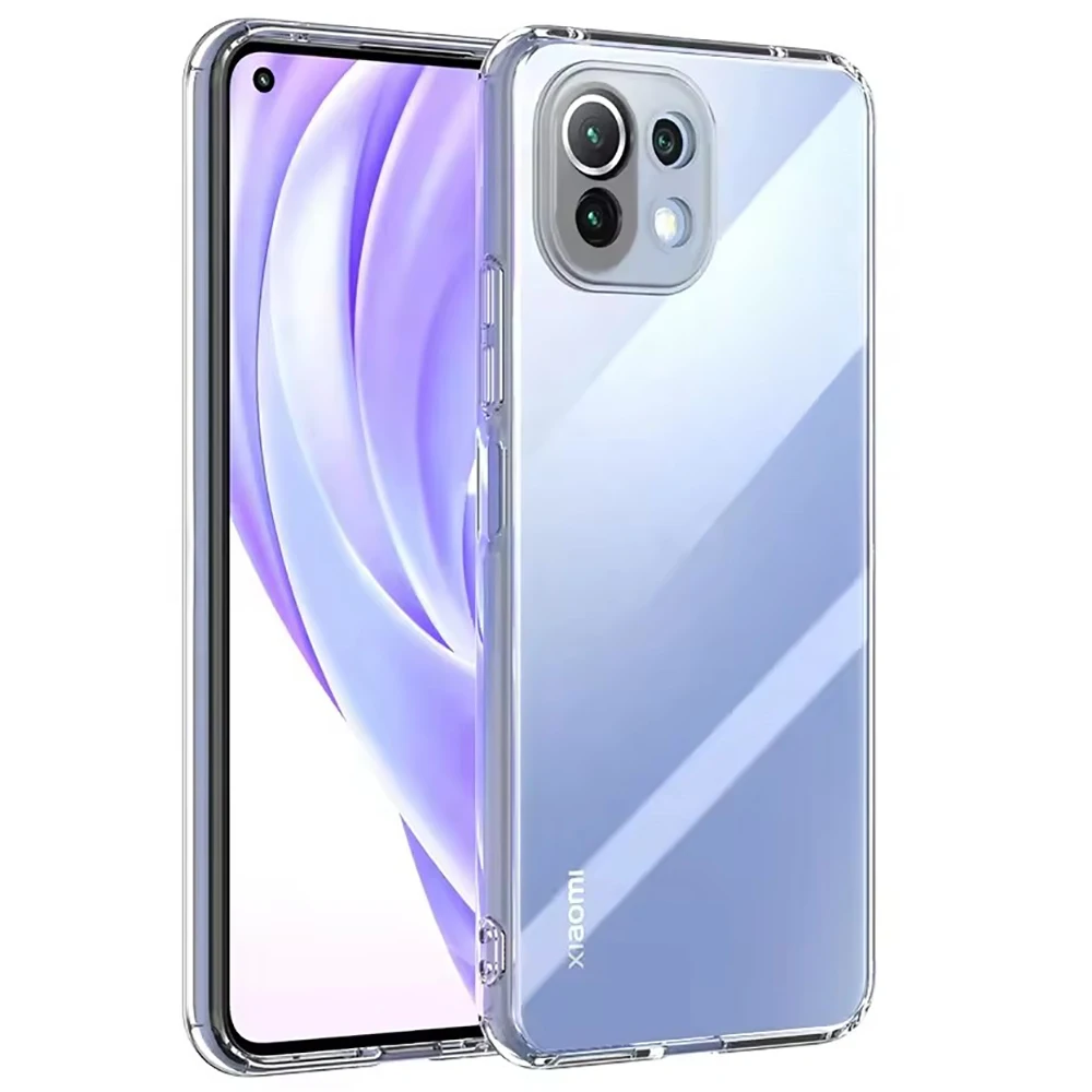 

Ультратонкий прозрачный силиконовый мягкий чехол для Xiaomi Mi 9 10 11 Pro 12 13 14 Ultra 12s 11T 11 Lite 10T 10s 9se, прозрачная задняя крышка