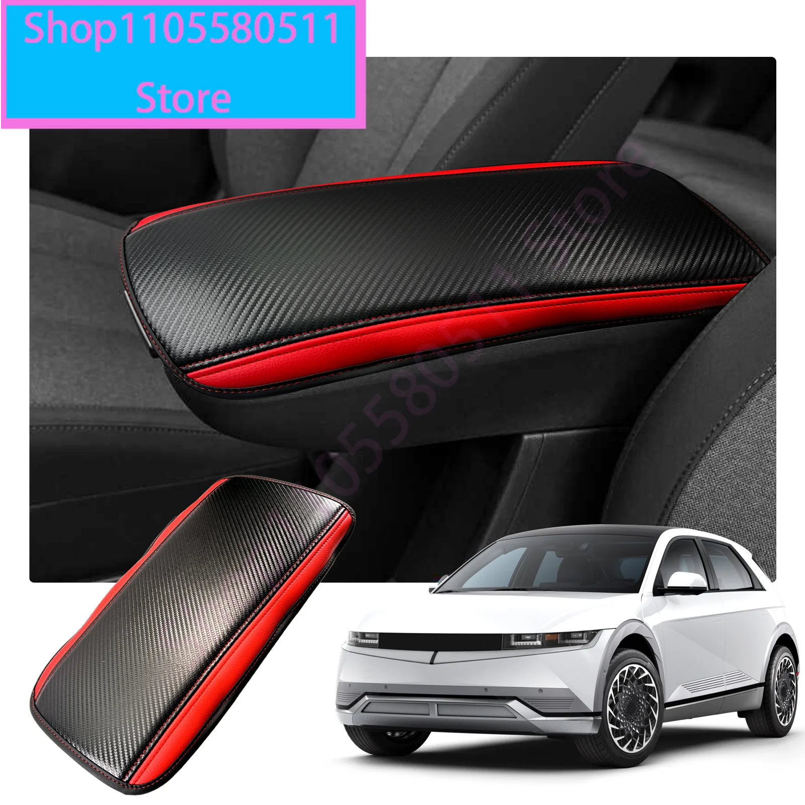 Car Central Control Armrest Pad For Hyundai Ioniq 5 2021-2025 Armrest Container Auto Interior For Hyundai Ioniq 5 Accessories