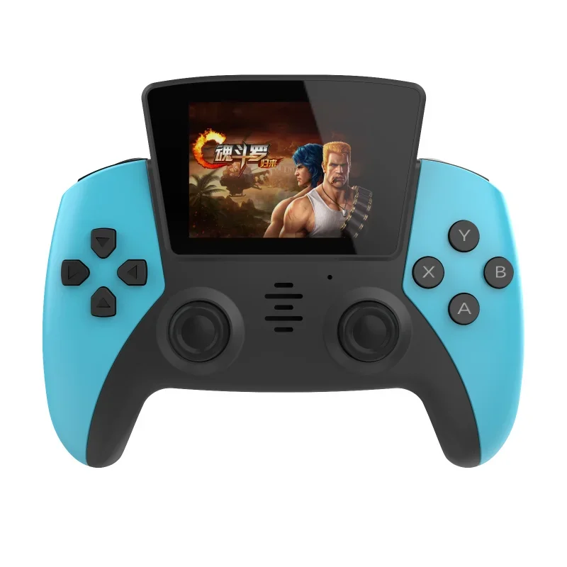 D6 2.8 Inch Screen Wireless Integrated Gamepad Controller Game Console Double Joystick Support TV Output 10+ Emulator 1000+ Game