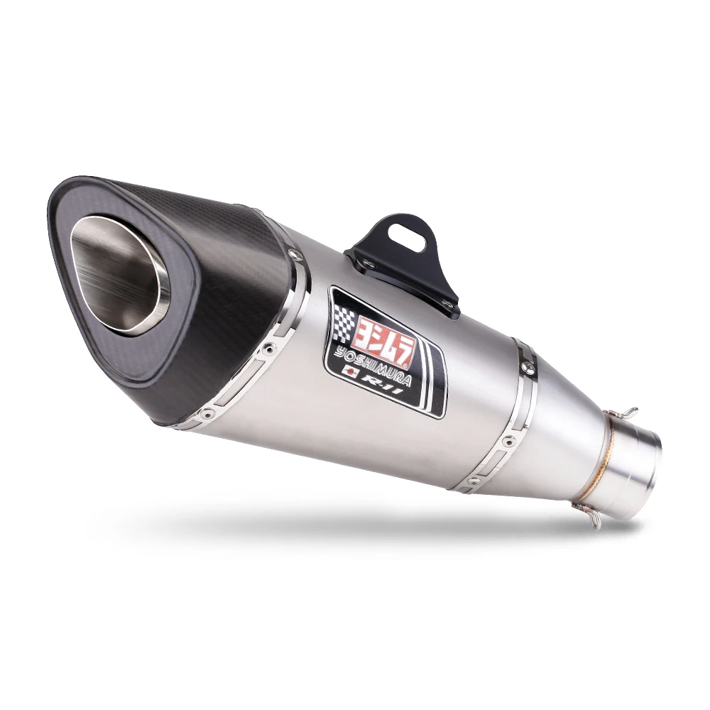 

STLF Universal 60MM Motorcycle Exhaust Muffler Yoshimura R11 Modified Muffler for Ninja250 400 Yzf R3 Mt07 R15V2 Xsr155 Adv150