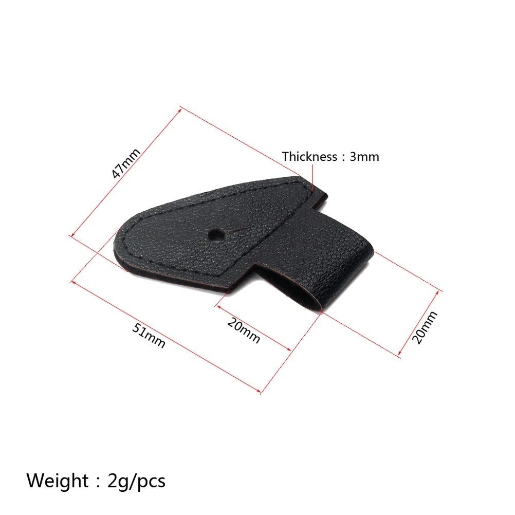 

3pcs Black Buckle Guitar Bass Mandolin End Pin Jack Strap Thin Design Easy Install Removable Accessories