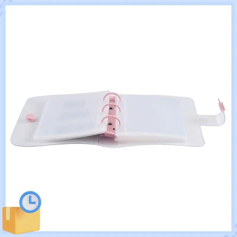 人気の2100貯金チャレンジバインダー、お金貯金チャレンジミニバジェットバインダー、PVCピンク、1個