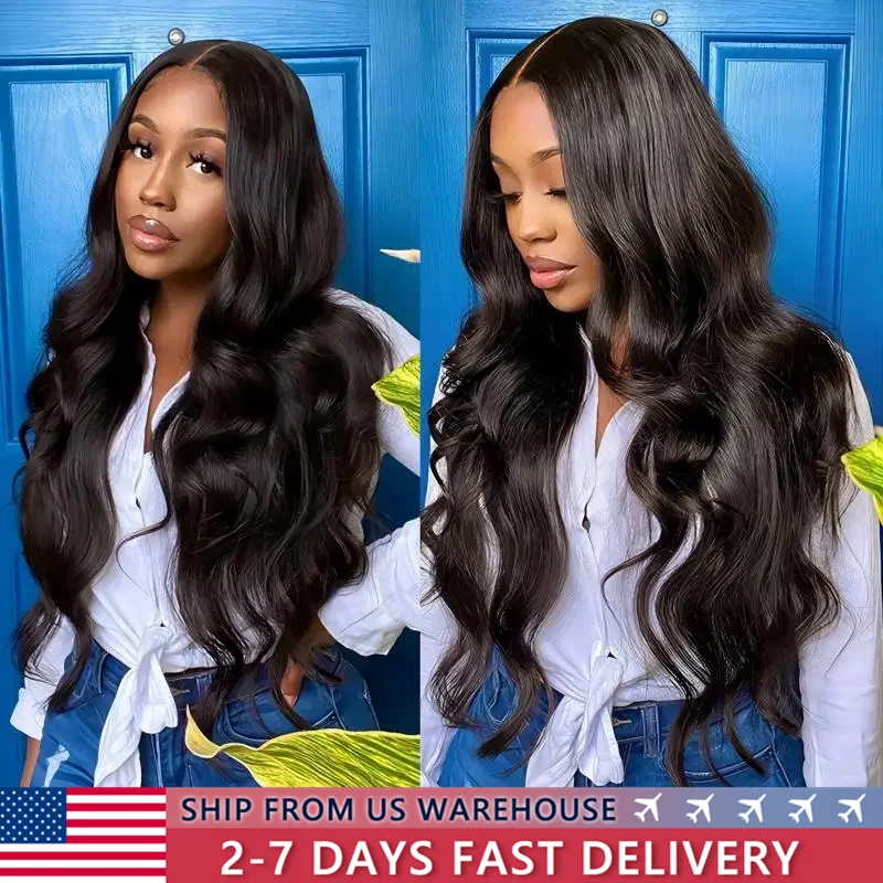 13x4 Body Wave HD Transparent Lace Front 100% Human Hair Wig 30 Inch 13x6 Frontal Wig Brazilian wigs on sale 180% Full And Thick