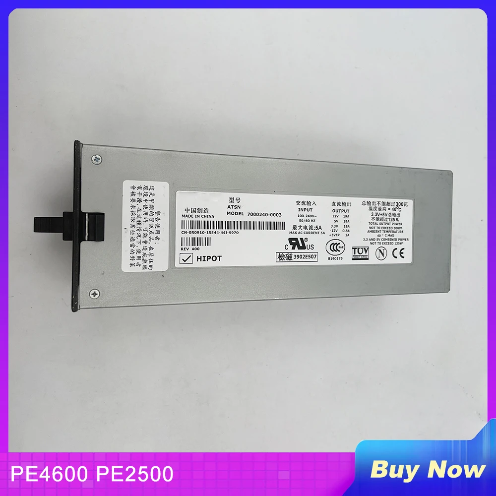 

Server Power Supply For DELL PE4600 PE2500 7000240-0001 7000240-0003 0HD444 0R0910 06F777 041YFD 300W