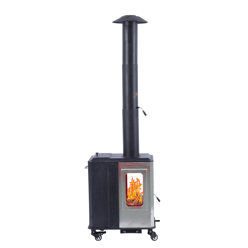

Multi Functional Luxury Outdoor Granular Heater Wood Burning Heating Furnace for Outdoor