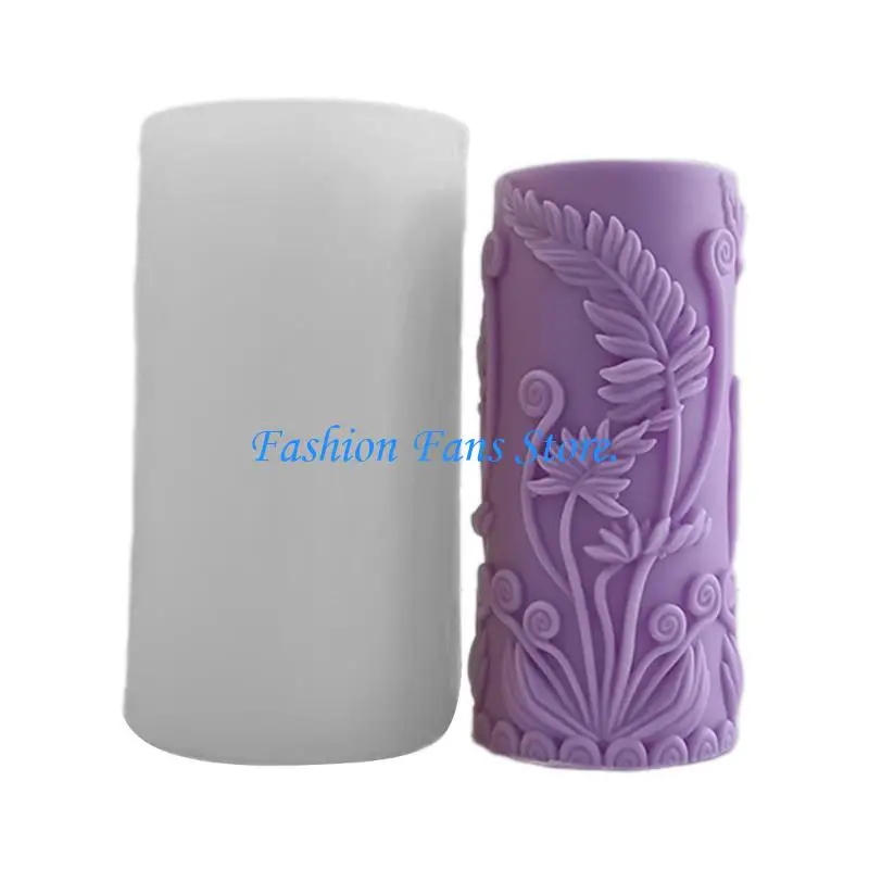  Artistic Flower Pillar Silicone Mould for Decorating and Handicraft Applications