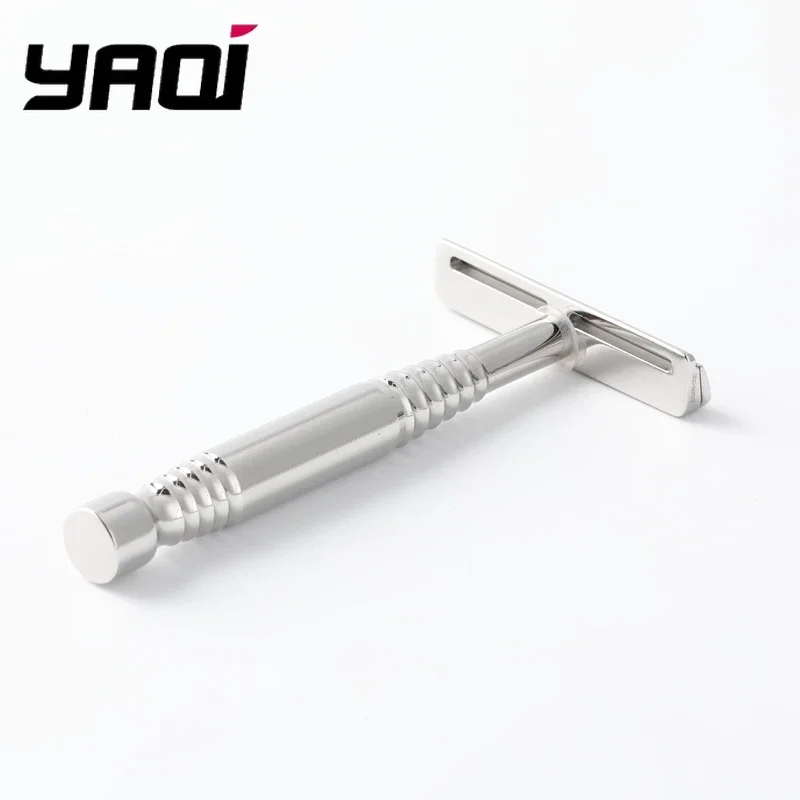 YAQI Romulus Polished 316 stainless Steel AC Blade Single-edged Mens Shaving Safety Razor