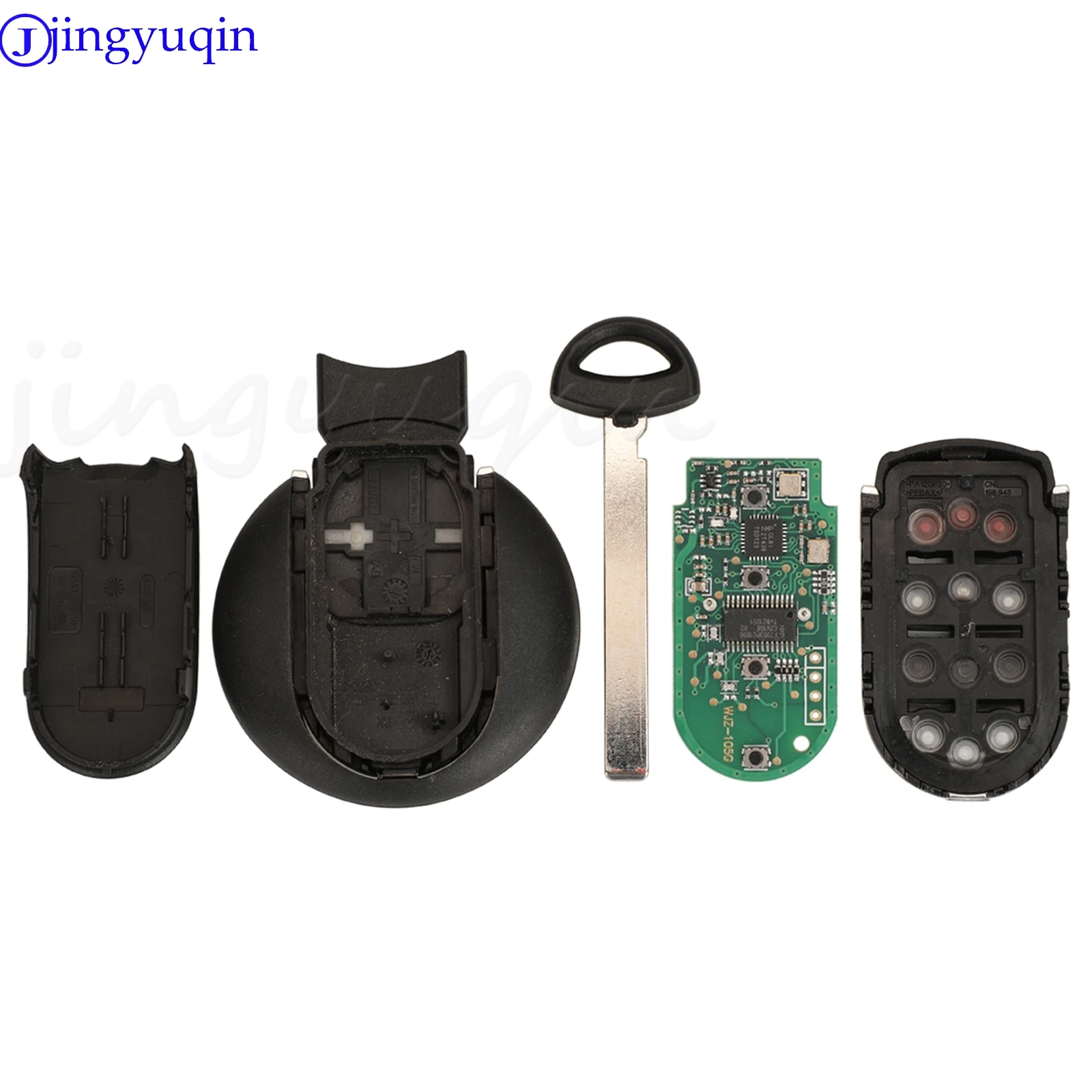 Jingyuqin Chiave A Distanza Intelligente Per Auto Fob 315MHz 434MHz ID49 Per BMW Mini Countryman Cooper Clubman F-Serie F55 F56 2015-2018 3/4BTN
