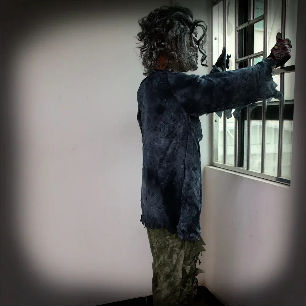 2025 Costume da zombie di Halloween, costumi cosplay, abiti horror, festa spaventosa, abbigliamento da cadavere orribile