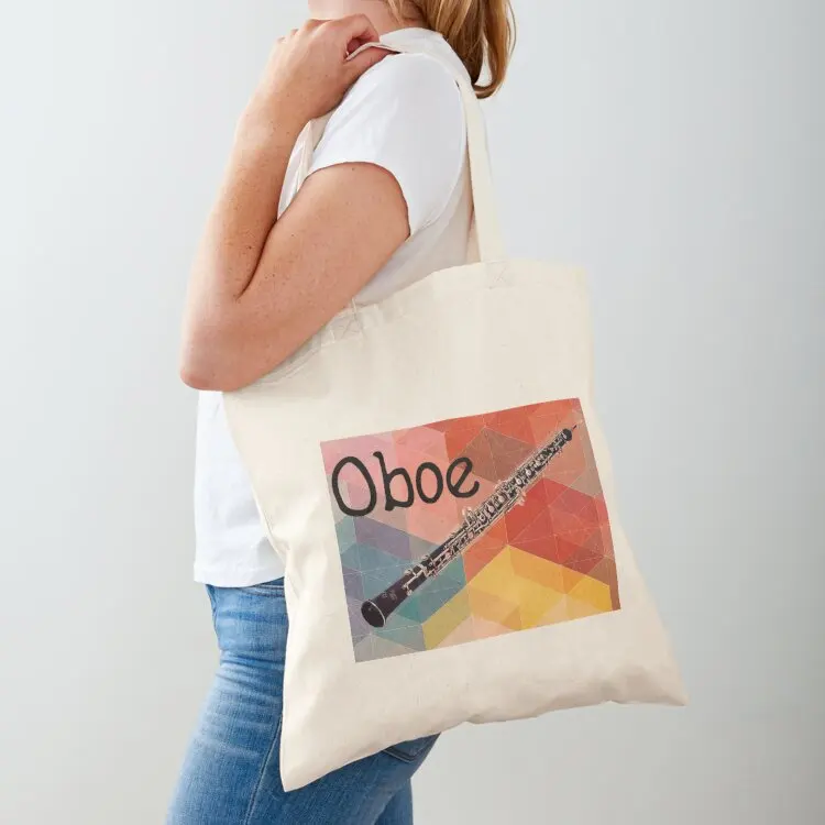 Bolso de mano Oboe Mah Boe, bolso reutilizable plegable, bolsos de compras personalizados, bolso de lona plegable