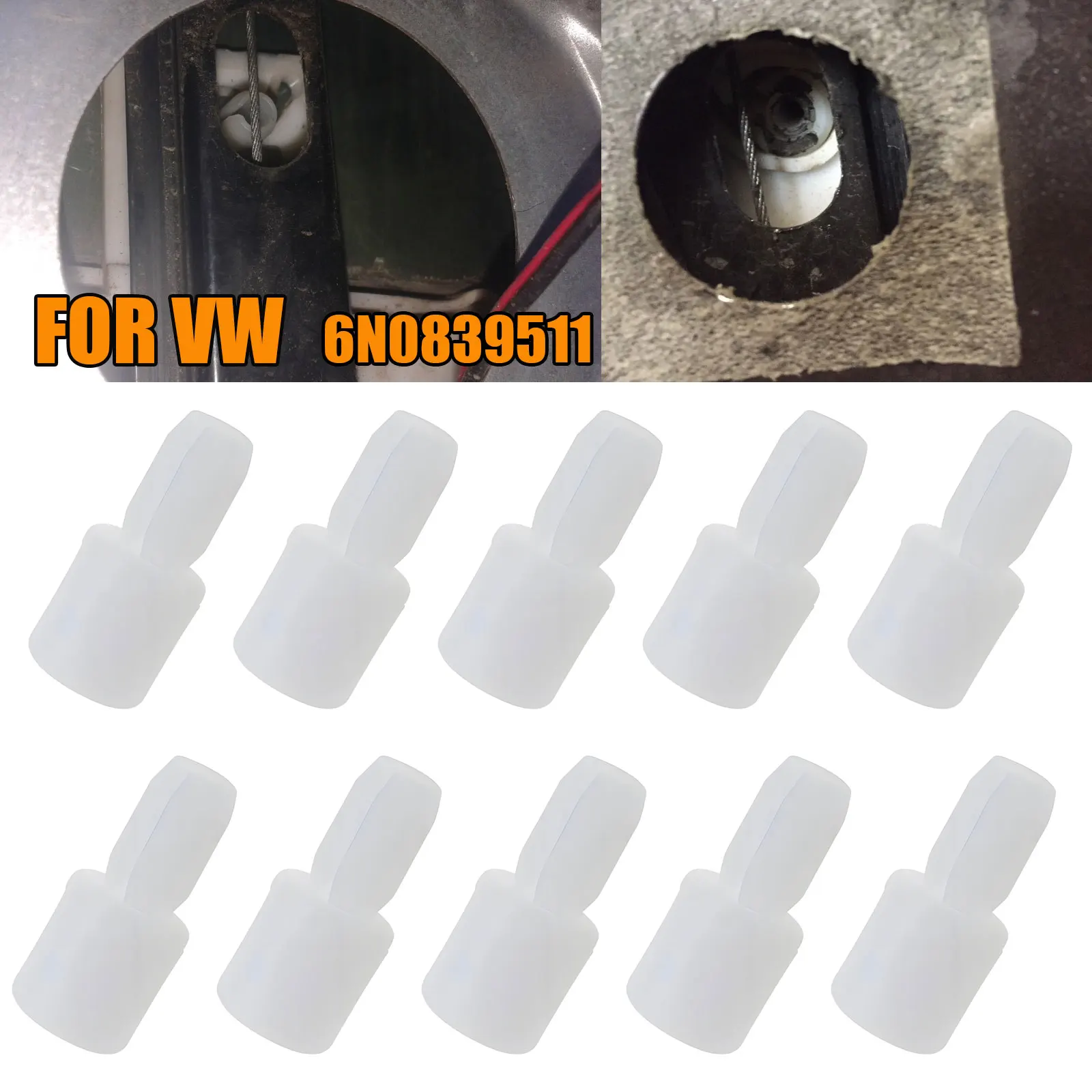 

Door Window Regulator Bolt Clip Window Glass Pin 6N0839511 for VW Golf GTI Jetta Passat RABIT Tiguan Audi A4