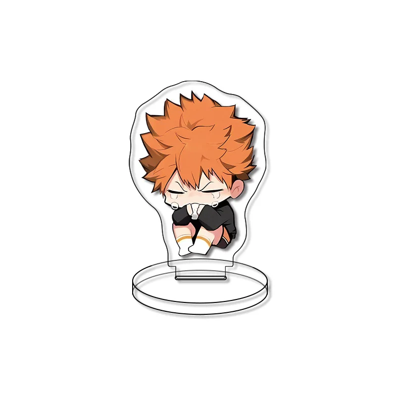 Haikyuu Mini Standees Hinata Shoyo Oikawa Tooru Kuroo Tetsuro أكريليك أنيمي ميرش الكرة الطائرة الأولاد جمع لطيف الشكل ديكور