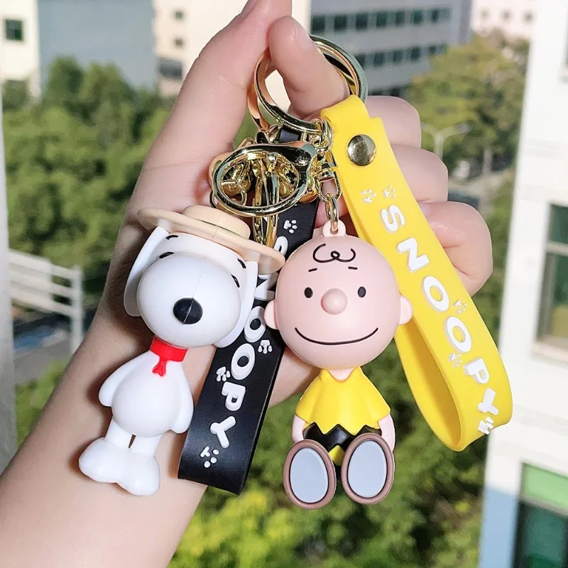 12 Estilos de Colgantes Kawaii de Sanrio y Snoopy para Mochilas Escolares, Joyería para Bolsos, Llaveros para Coche, Regalo para Niñas, Juguetes
