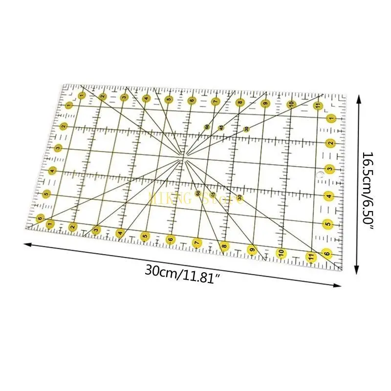 خليط اللحف حاكم الخياطة قالب النسيج قطع حصيرة DIY بها بنفسك صياغة أفضل بيع #6