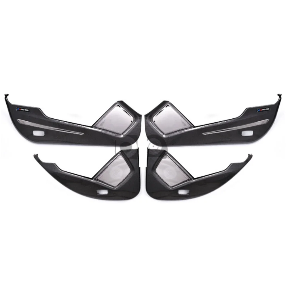 

Carbon Look Door kick plate For Mercedes Benz CLA Class 2014-2019