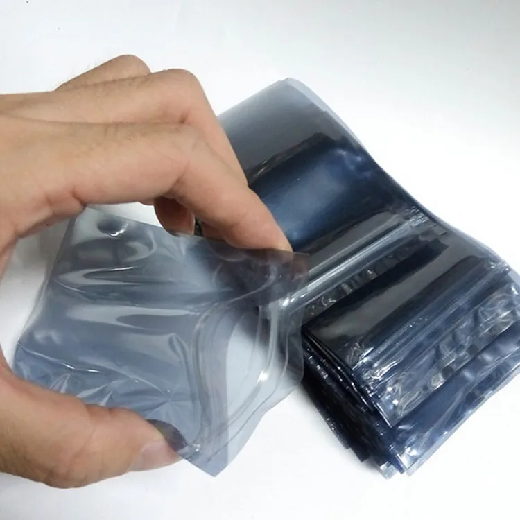 100pcs Anti-Static Shielding Zip Lock Packaging Bags Resealable ESD Instrument Chip Electronic Accessories Battery USB Pouches