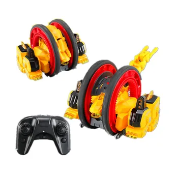 RC car drift stunt car 360 rotating remote control car double-sided flips vehicles racing children toy monster toy motorcycles