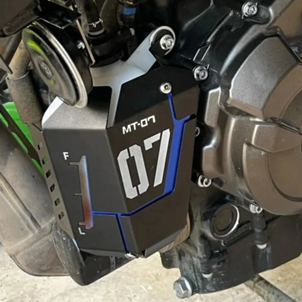 MT 07 FZ 07 Coolant Recovery Tank Shielding Guard Protector Cover For Yamaha MT07 FZ07 2014 2015 2016 2017 2018 2019 2020 2021