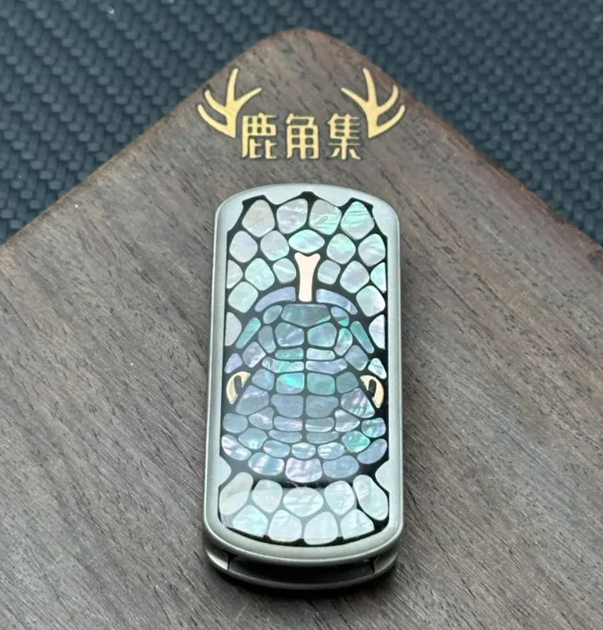 Used EDC SEKI Snake Sealed Crystal Steel fidget slider Decompression toys