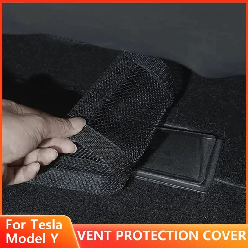 

For Tesla Model Y Seat Vent Protection Cover Dustproof Mesh Accessories for Under-Seat Air Vents Ventilation System Protected