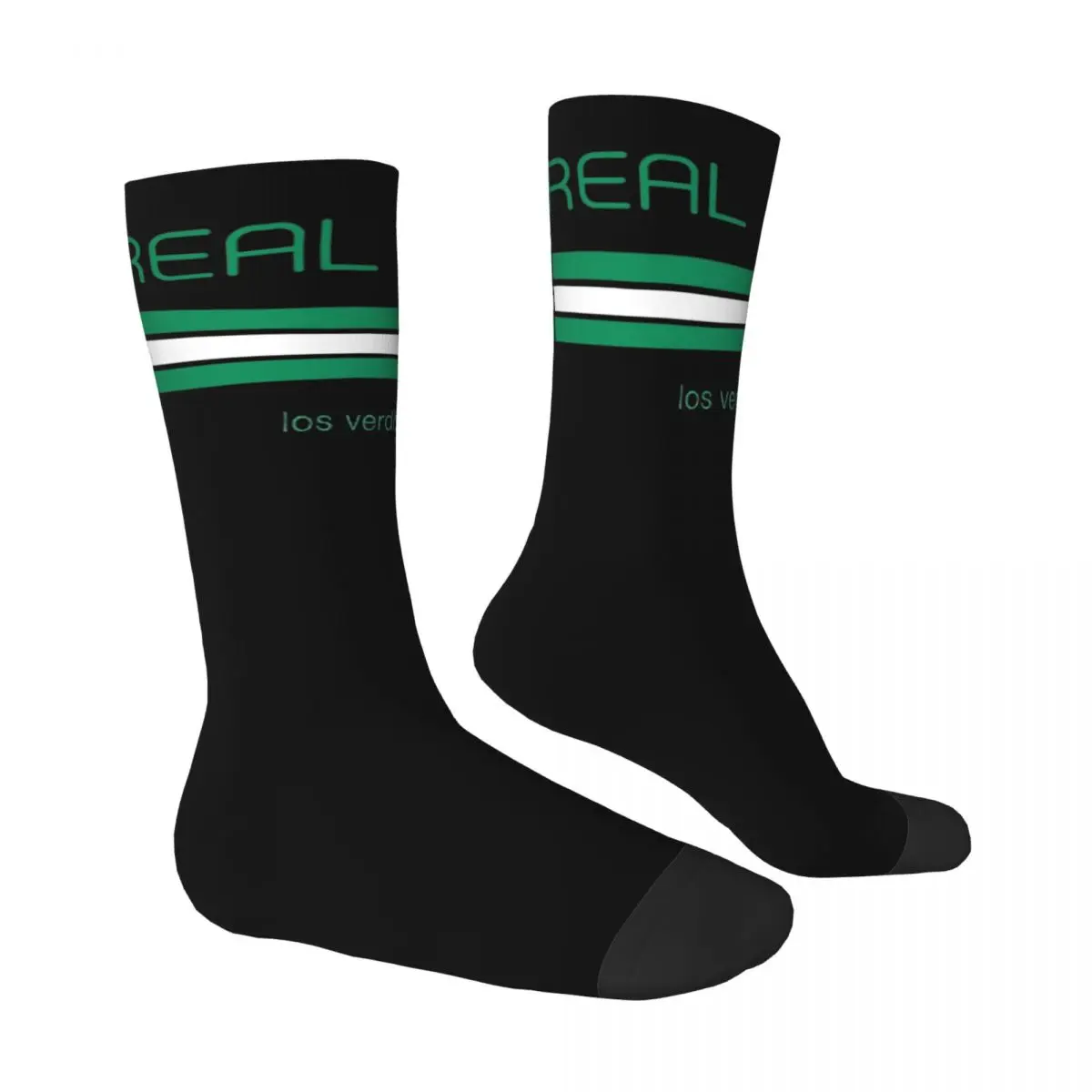 La Liga Real Betis Stockings Custom Trendy Socks Winter Non Skid Socks Adults Men Outdoor Medium Soft Socks