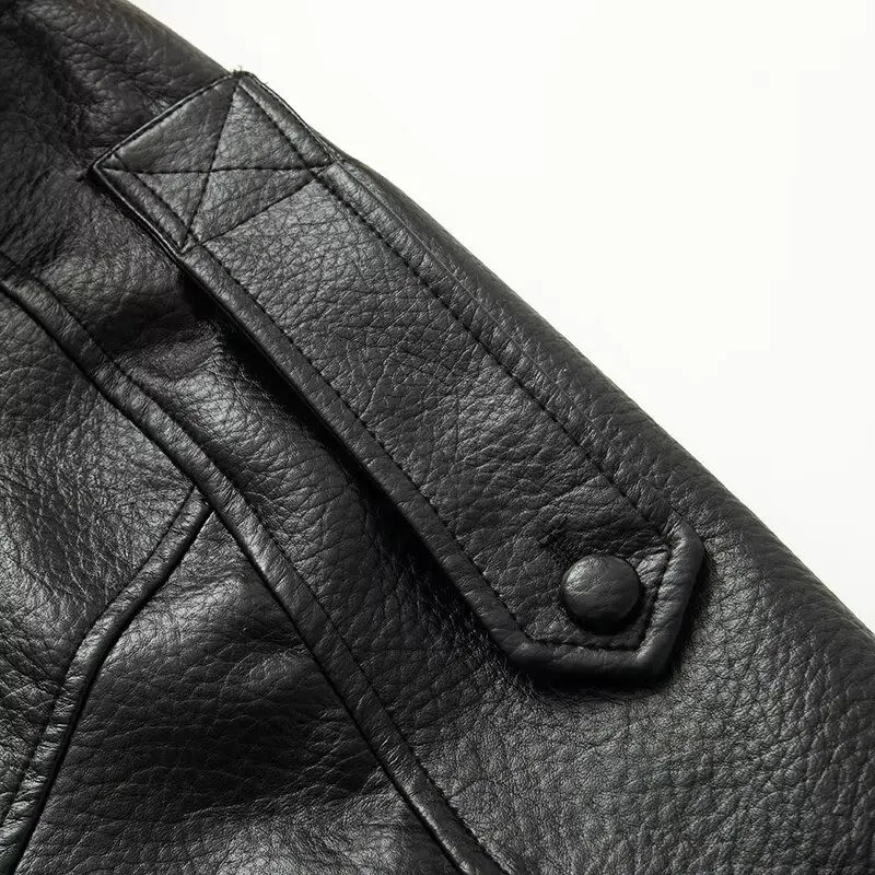 Faionable herfst nieuwe collectie dames Jaet opstaande kraag lange Sve kunstleer veelzijdige Ele Sle damesjas