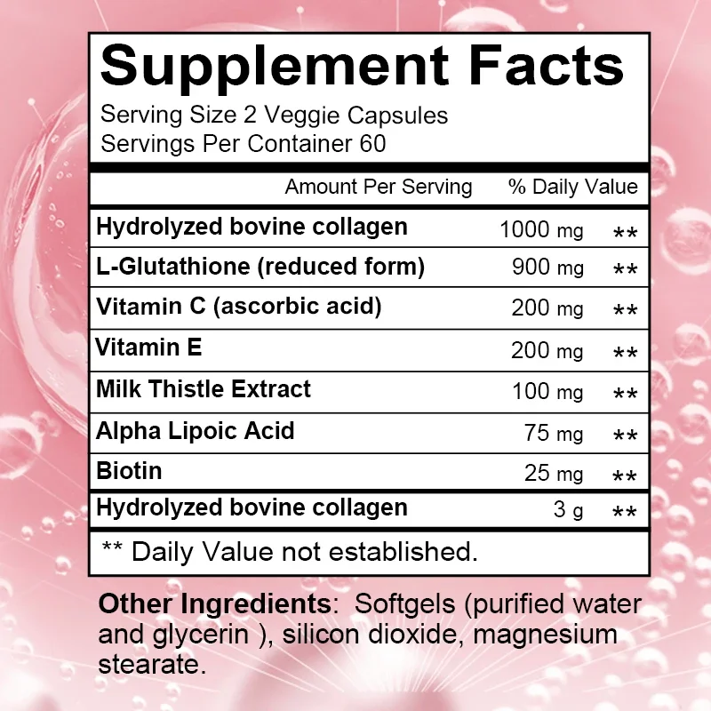 Daitea Hydrolyzed Collagen Supplement - for Healthy Hair and Skin, Antioxidant Dietary Supplement, Non-GMO