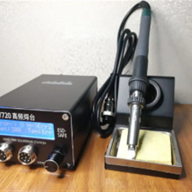

WY720 Solder Station Kit Electric Solder iron LED Digital Display Rework Station With Soldering Tips Welding tools English BCC