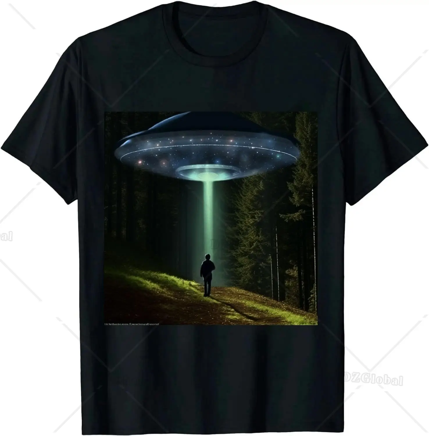 Flying Saucers UFOs Abductions Alien Conspiracies T-Shirt