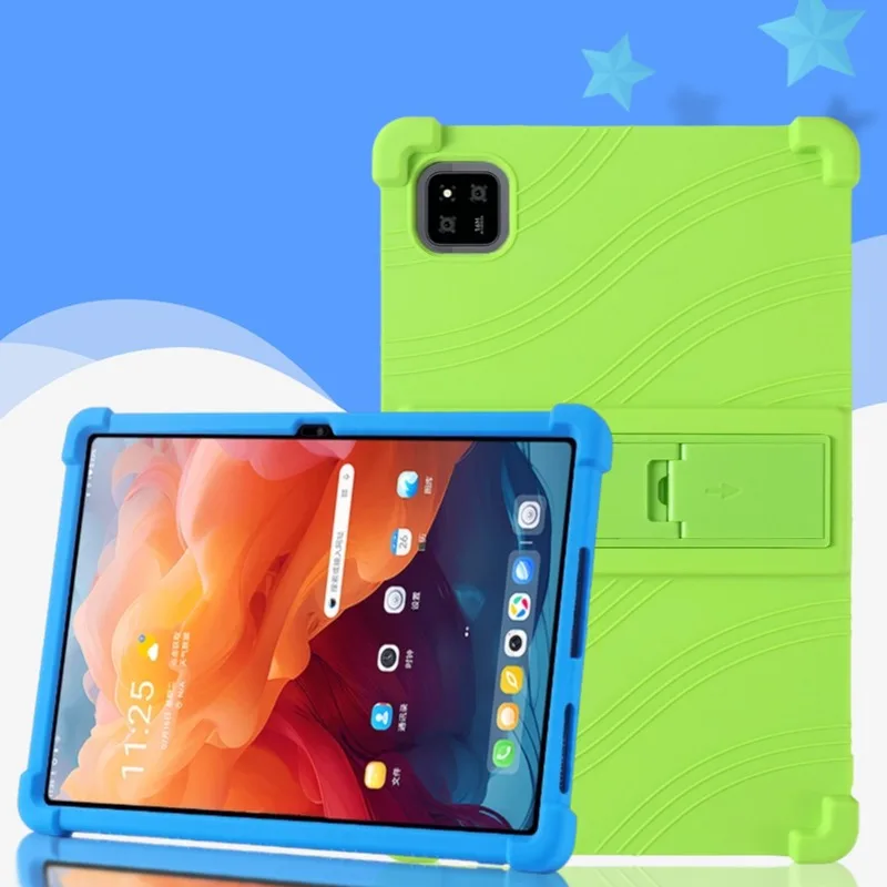 Capa traseira de silicone macio com suporte para Alldocube Iplay 60 Plus 11,45 polegadas Tablets PC Capa protetora
