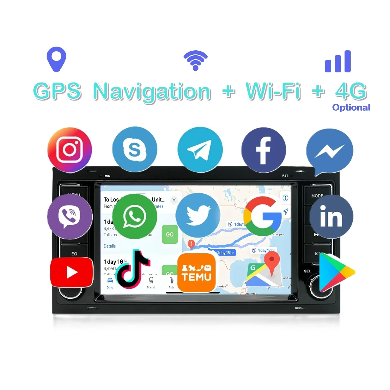 Zmecar أندرويد سيارة الوسائط المتعددة مشغل فيديو نظام تحديد المواقع Carplay واي فاي 2Din راديو السيارة نظام الصوت Vw طوارق 2012 2013 2014 2015