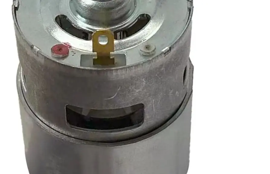 21V 755 DC Motor Silver Metal Plastic Replacement For Electric Grass Trimmer Lawn Mower Gardening Tool Brushless Engine Part