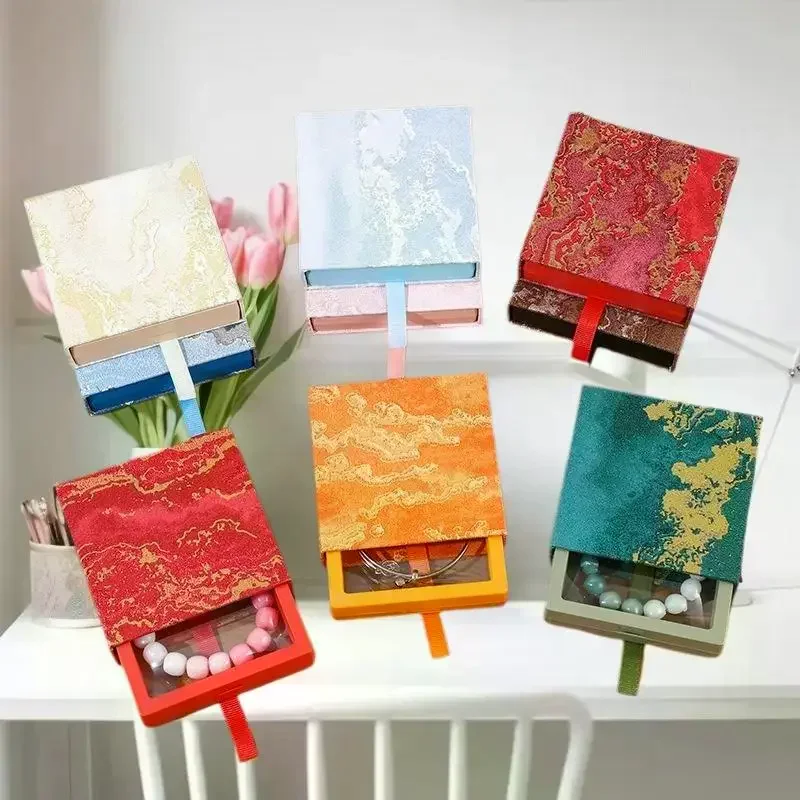 Pull-Out Jewelry Box Floating Drawer Jewelry Display Case Bracelet Necklace Ring Holder Packaging Boxes