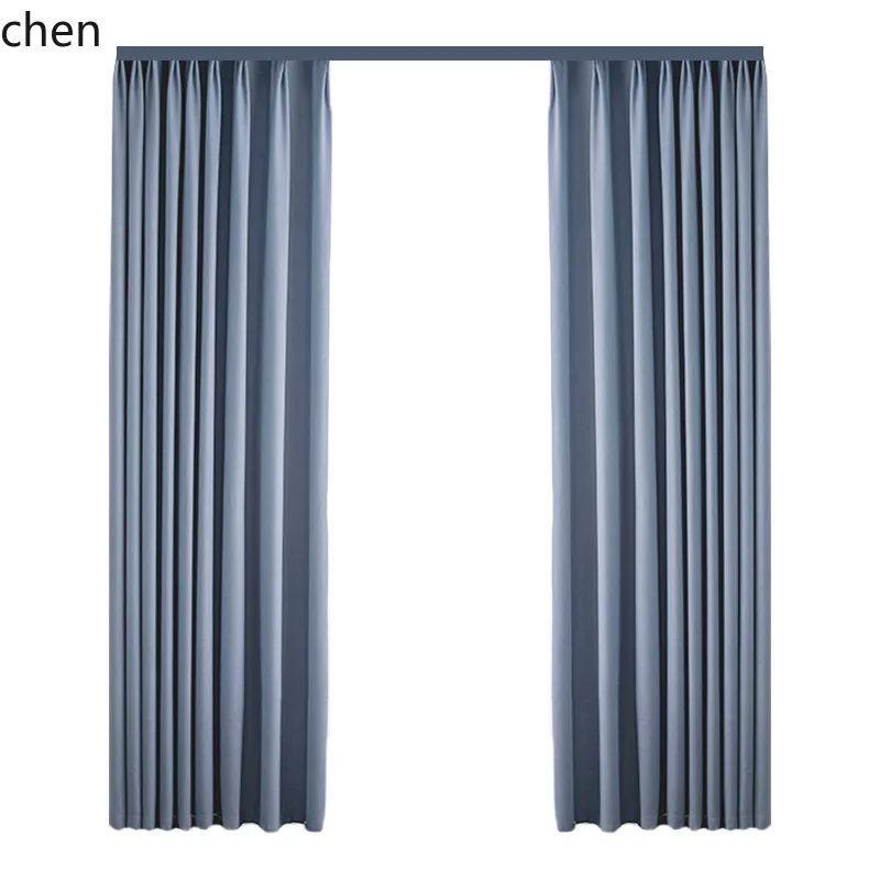 YXY Custom Blackout Curtains for Bedroom and Living Room, Hooked Style, Light Luxury Cotton and Linen