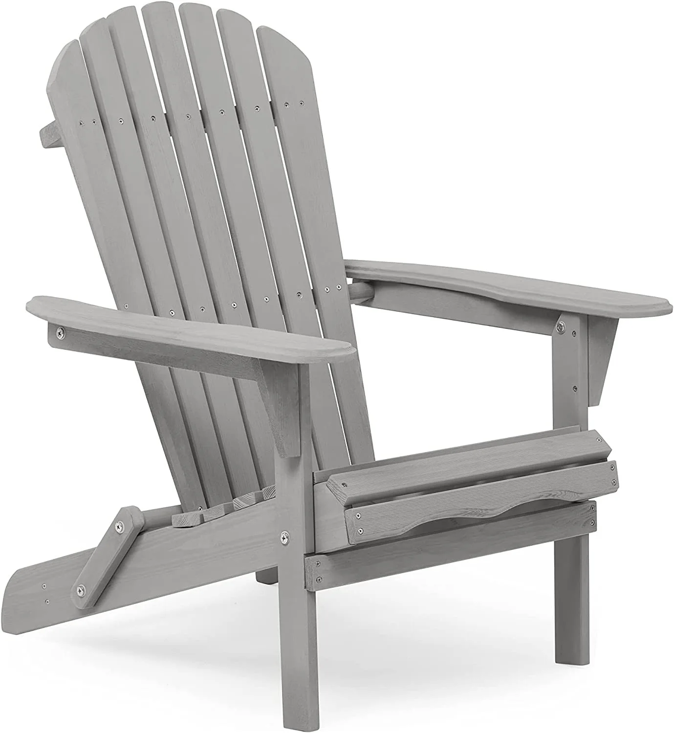 Wood Lounge Patio Chair for Garden Outdoor Wooden Folding Adirondack Chair Set of 2 Solid Cedar Wood Lounge Patio Chair for Gard