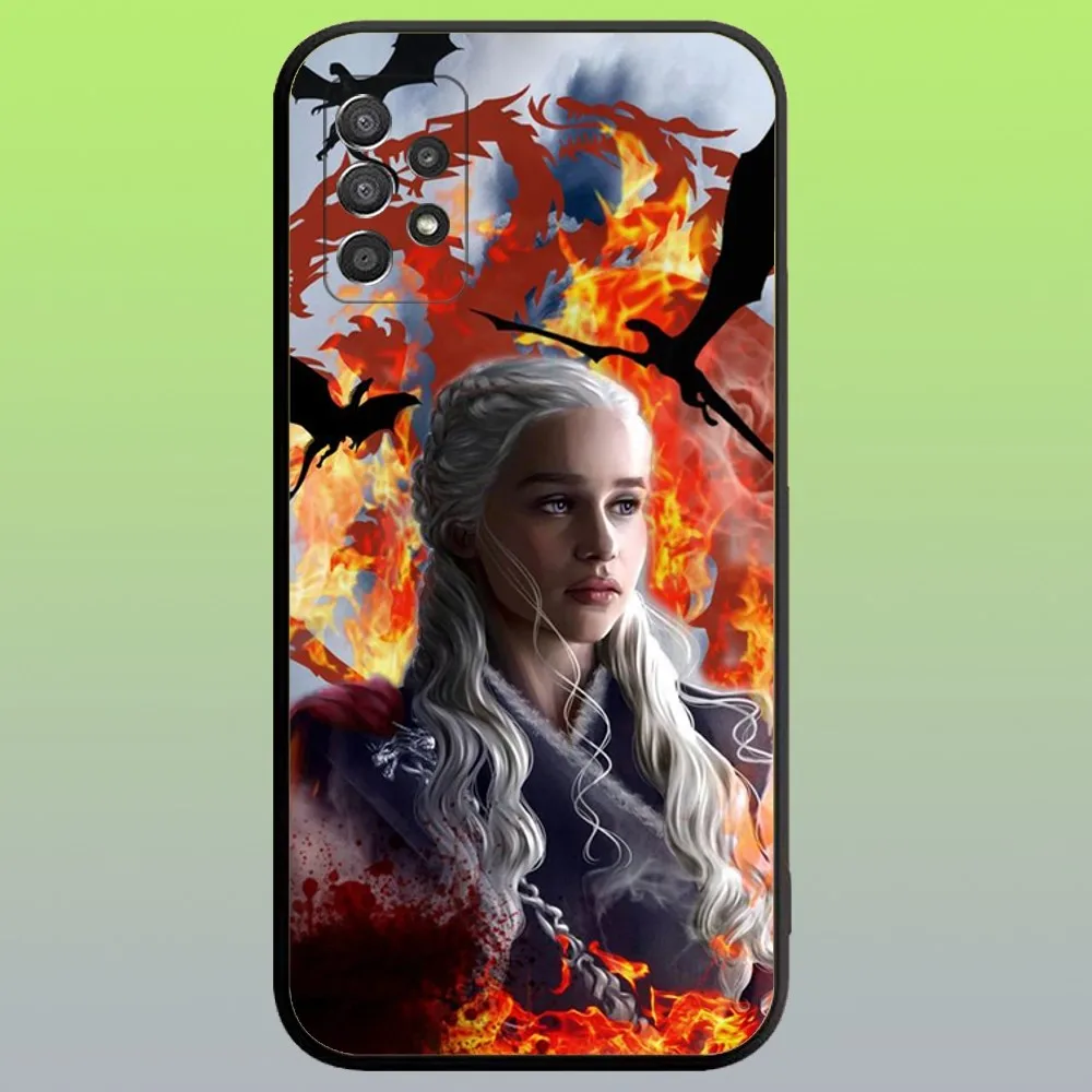 D-Dragons Mother T-Thronesa Phone Case For Samsung Galaxy A20,A21s,A22,A31,A32,A52,A53,A72,73,A80,A91 Soft Black Cover