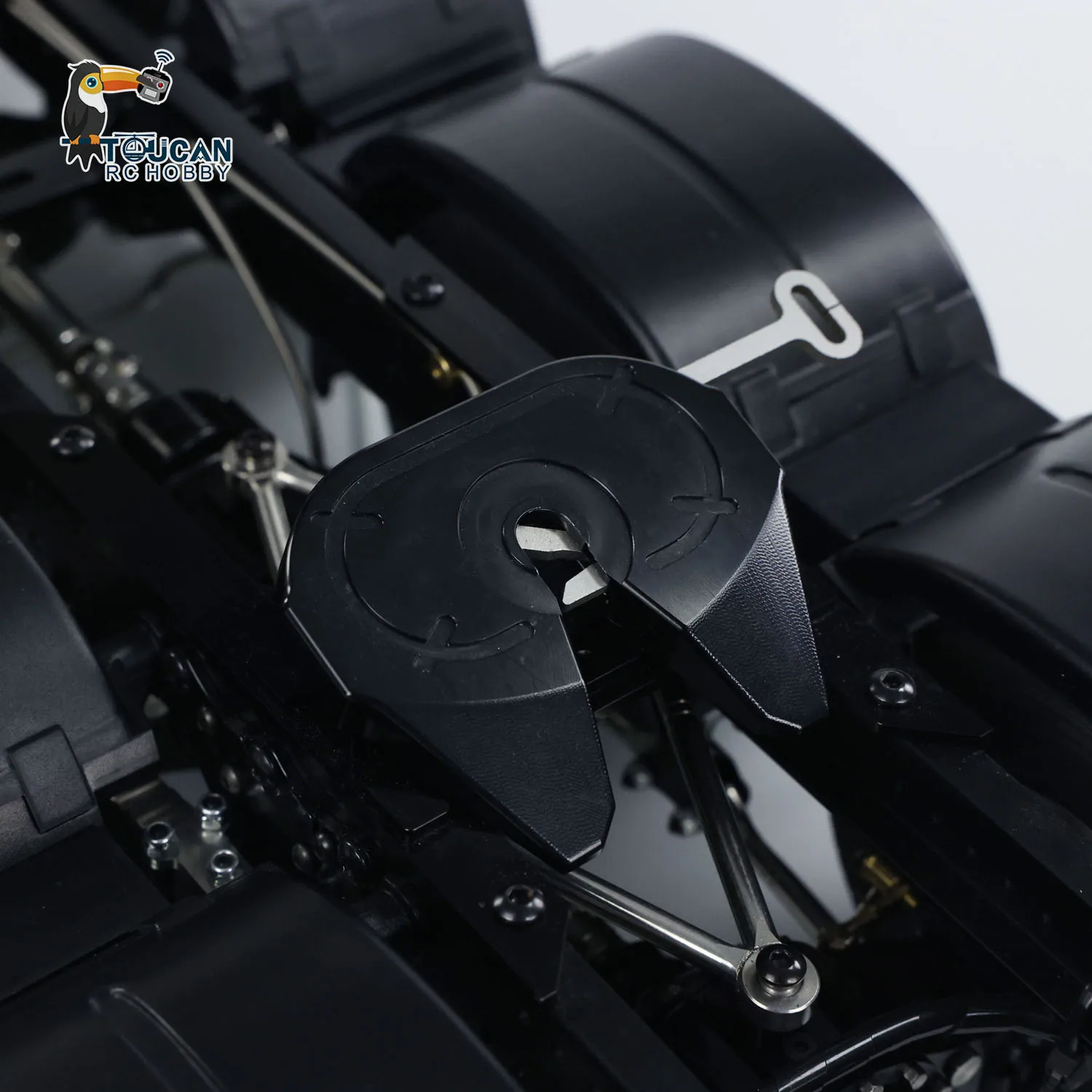 LESU 1/14 RC Metalowy Ciężarówka Traktor 8x8 RTR do Modelarstwa Radiowego DIY, Model Samochodu z Blokadą Mechanizmu Różnicowego, Stelaż, Światła, Dźwięki