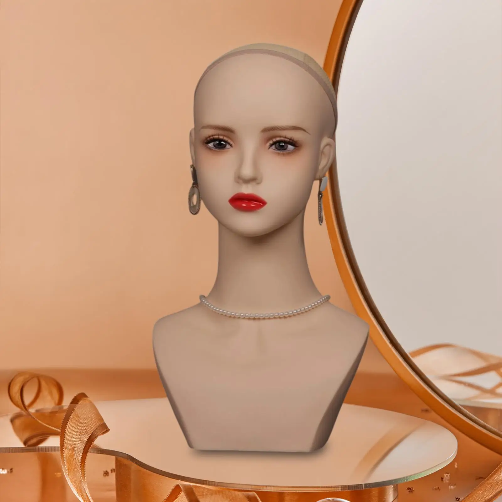 

Женский манекен, голова, манекен, парик, подставка для ожерелья для косплей-магазина