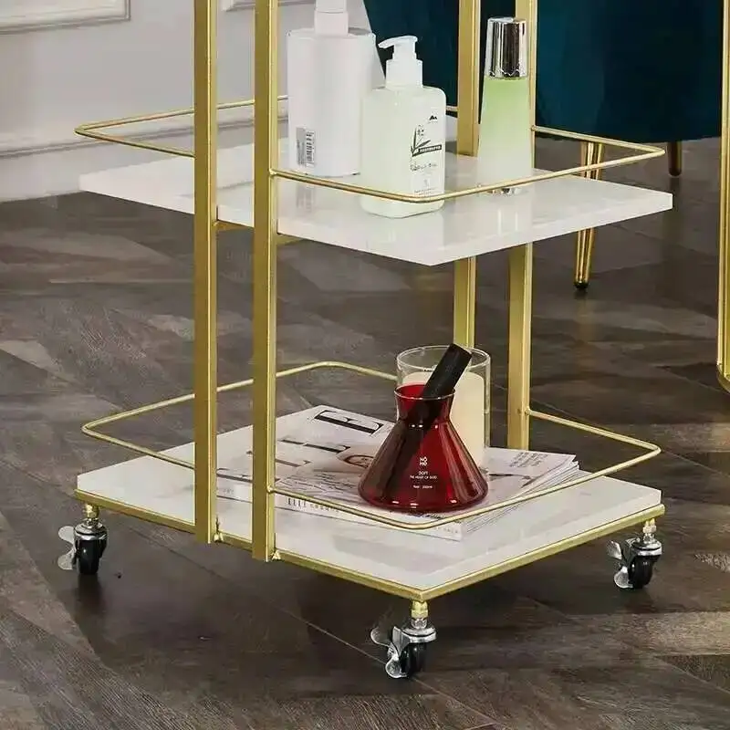 

Железные современные тележки для салона из сланца, маникюрный салон, тележка для инструментов для салона красоты, многослойная мобильная полка для хранения, мебель для салона 트롤리