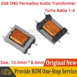5pcs SMD Permalloy Audio Transformer Turns Ratio 1:4 isolation 3.0H 300Hz-4KHz Ni-Fe Transformer nickel steel transformer