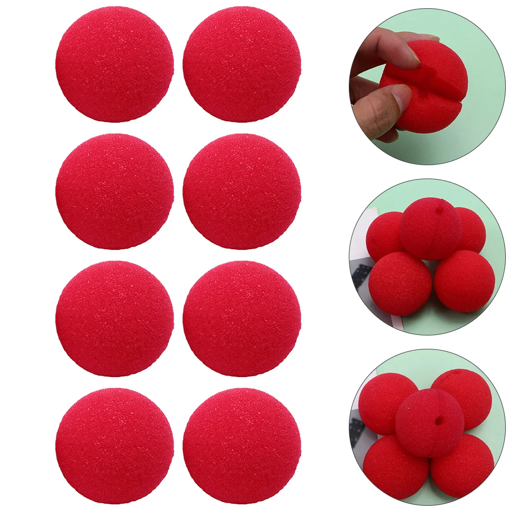 

40 Pcs Clown Nose Ball Squishy Toys Prop Accessories Work