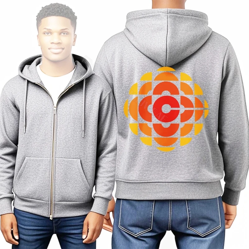 سترة رجالية راحة علوية شعار Cbc على هوديي أسود رجل سستة أنيق جديد البلوز البلوز هوديس العلامة التجارية