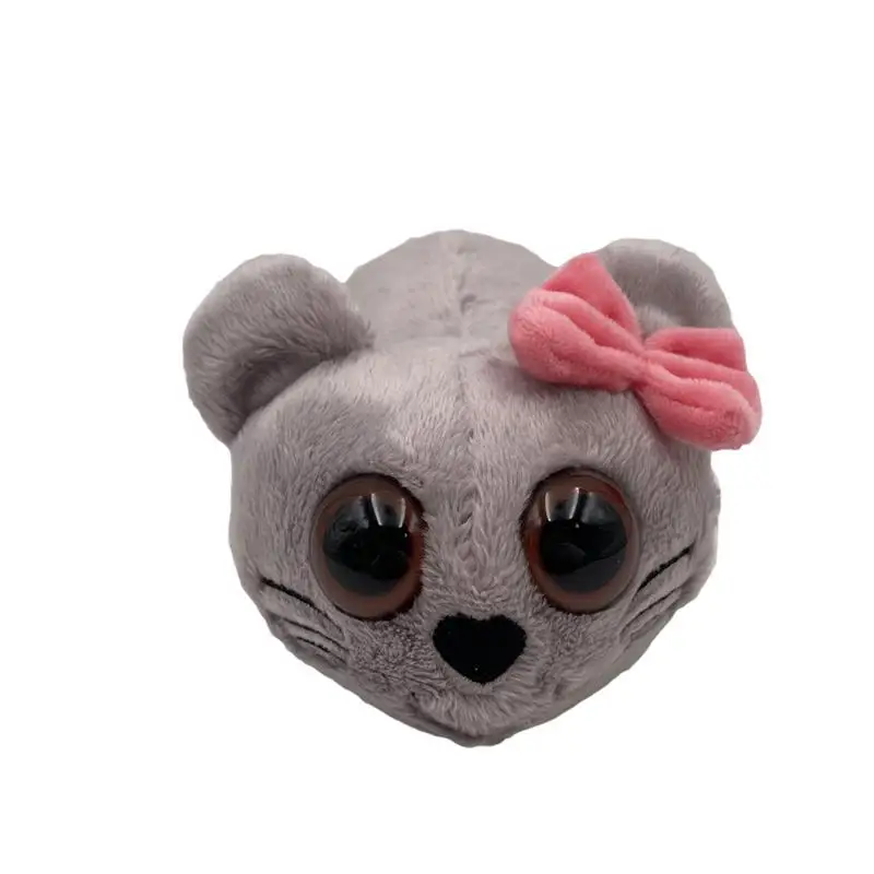 Sad Hamster Plush Toy Doll Cute Soft Grey toy Built-in Music Movement Soft and Cute Hamster Animal Plush Toy for Children Adults